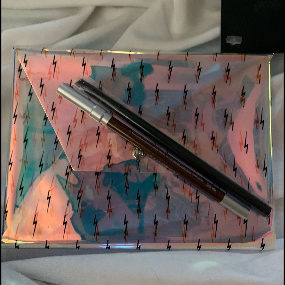 Urban Decay PVC Case with Eyeliner and Brush NEW